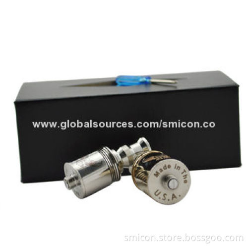 Hottest Stainless Steel Patriot Atomizer for E Cigarette Mod, 2mL Capacity